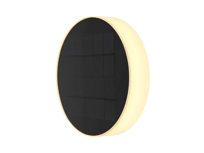 Solarleuchten Set mit abnehmbaren Erdspieß, auch zur Wandmontage geeignet Ø15cm