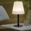 Solar Tischleuchte Outdoor, per USB & Solar aufladbar, Höhe 25cm