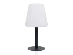 Solar Tischleuchte Outdoor, per USB & Solar aufladbar, Höhe 25cm