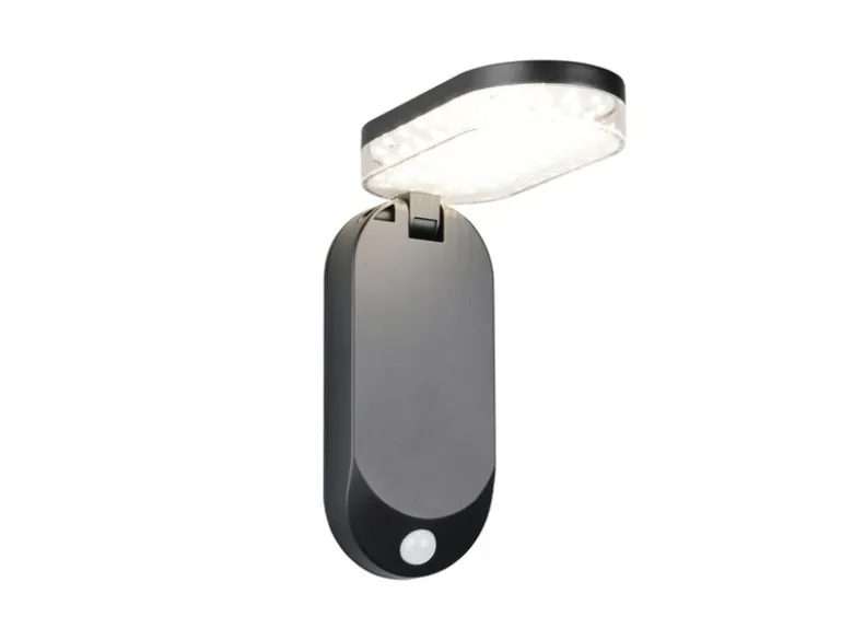 Solar Wandleuchte LAGOAS mit Bewegungsmelder & dezentem Dauerlicht