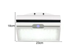 Solar Wandleuchte MACAPA mit Bewegungsmelder & dezentem Dauerlicht