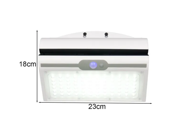 Solar Wandleuchte MACAPA mit Bewegungsmelder & dezentem Dauerlicht