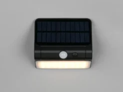 Solar Wandleuchte OLINDA außen mit Bewegungsmelder, Breite 12cm