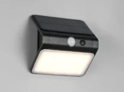 Solar Wandleuchte OLINDA außen mit Bewegungsmelder, Breite 12cm