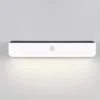 Solar Wandleuchte SILVES auch per USB aufladbar mit Bewegungsmelder, Breite 30cm