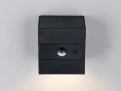 Solar Wandleuchte TALCA außen mit Bewegungsmelder, Licht drehbar, IP65, B: 9cm
