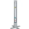 Sprudelnde Farbwechsel LED Lichtsäule MOTION Wassersäule & Deko Fischen H. 61cm