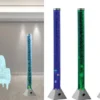 Sprudelnde Farbwechsel LED Lichtsäule MOTION Wassersäule & Deko Fischen 130cm
