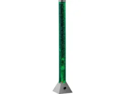 Sprudelnde Farbwechsel LED Lichtsäule MOTION Wassersäule & Deko Fischen 130cm
