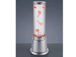 Sprudelnde Farbwechsel LED Lichtsäule JELLY Wassersäule & Deko Quallen H. 36cm