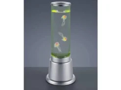 Sprudelnde Farbwechsel LED Lichtsäule JELLY Wassersäule & Deko Quallen H. 36cm