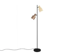Stehleuchte AGUDO mit 2 schwenkbaren farbigen Spots, Höhe 161cm