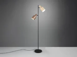 Stehleuchte AGUDO mit 2 schwenkbaren farbigen Spots, Höhe 161cm