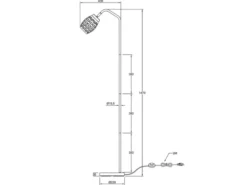 Stehleuchte BIDAR in Weiß mit ausgefallenem Stanzmuster, Höhe 147cm