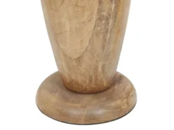 Stehleuchte TOBA aus Naturholz mit Lampenschirm aus Jute, Höhe 135cm