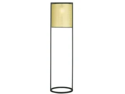 Stehleuchte TYLER mit Wiener Geflecht in Rattan Optik, Höhe 150cm