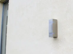 2 Stk Edelstahl LED Außenwandleuchte STRIPES, Fassadenbeleuchtung, Up& Downlight