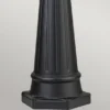 Straßenlaterne BAYVIEW im Landhausstil Aluminium Schwarz, Höhe 216cm
