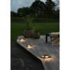 Terrassen- Bodenaufbaustrahler mit 4 LEDs ALU anthrazit Ø20cm, IP65
