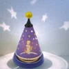 Tischlampe Carrousel KLEINER PRINZ projiziert Mond und Sterne ins Kinderzimmer