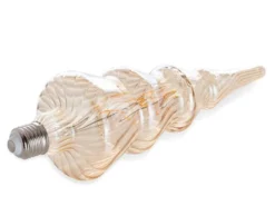 Tischlampe Würfel Holz Eiche mit Deko LED Tannenbaum, Quadrat 9cm