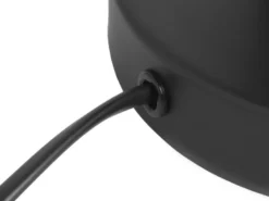 Tischleuchte GILA mit Gitter Lampenschirm Schwarz, Höhe 28cm