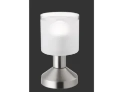 Tischleuchte GRAL Silber matt ON/OFF über Touch Sensor, Höhe 17cm