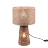 Tischleuchte STRAW aus Naturmaterial Rattan Braun, Höhe 40cm