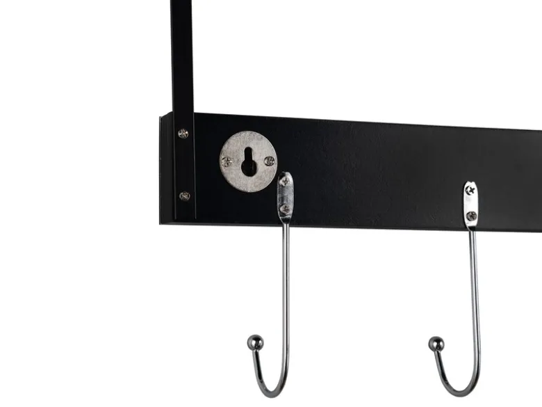Türgarderobe GLITTY mit Spiegelglas und Glitzereffekt, Breite 40cm