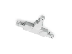 T-Verbinder (A) Weiß für 2-Phasen Schienensystem DUOline, Schutzleiter LINKS