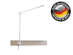 Universal XL Mobilehalter Holz weiß gelaugt, mit fröhlichem Mobile SEGELSCHIFFE
