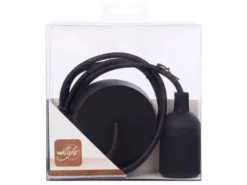 Universal Schnurpendel Textil schwarz für Hängelampe E27 max. 60W, Ø 8,5cm