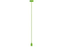 Universal Schnurpendel Textil grün für Hängelampe E27 max. 60W, Ø 8,5cm