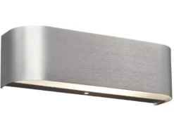 Up and Down LED Innen Wandleuchte ADRIANO in Silber, Breite 30cm