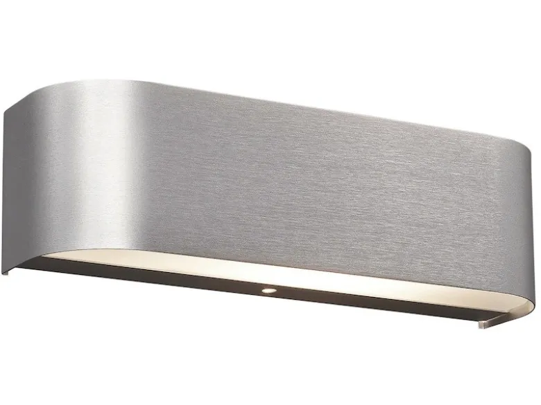 Up and Down LED Innen Wandleuchte ADRIANO in Silber, Breite 30cm