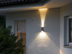 Up/Down Außenwandleuchte IMOLA, anthrazit, 6 Watt High-Power-LEDs, IP44