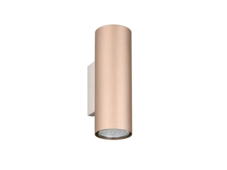 Up Down Wandleuchte MARLEY Metall Coffee, Höhe 18cm