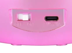 USB Muschel Tischlampe SHELLY Pink mit RGB Beleuchtung, Höhe 14cm