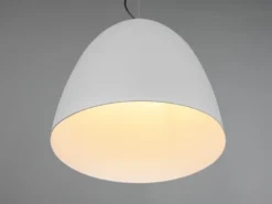 Vintage Pendelleuchte TILDA einflammig Metall Grau rund, Ø 40cm