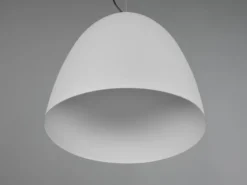 Vintage Pendelleuchte TILDA einflammig Metall Grau rund, Ø 40cm