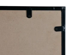 Wandgarderobe AVELIN mit Ablage in Holzoptik und Schwarz, Höhe 122cm
