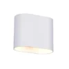 Wandleuchte ALANI mit Up & Down Lichteffekt, Metall Weiß, Breite 15cm