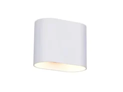 Wandleuchte ALANI mit Up & Down Lichteffekt, Metall Weiß, Breite 15cm