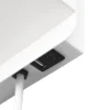 Wandleuchte COMFORT mit Stecker, Schalter & Ladefunktion Weiß, Höhe 31cm