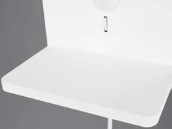 Wandleuchte COMFORT mit Stecker, Schalter & Ladefunktion Weiß, Höhe 31cm