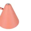 Wandleuchte COSIMA mit Stecker, Schalter und Schwenkarm, Apricot, Höhe 16cm