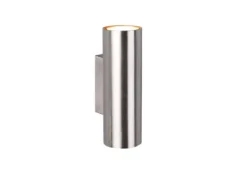 Wandleuchte MARLEY Up and Down Metall Silber, Höhe 18cm