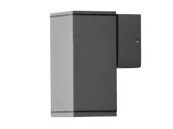 Wandleuchte MONZA anthrazit, GU10-Sockel, H: 13,5 cm, IP44