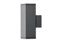 Wandleuchte MONZA anthrazith, Up/Down-light, GU10-Sockel, H: 20 cm, IP44