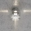 Wandleuchte MONZA für effektvolle Beleuchtung, 3W, IP54, massives Aluminium